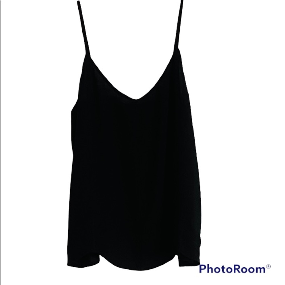 NAKED ZEBRA CAMISOLE TANK TOP BLACK MEDIUM SUMMER VACATION TRAVEL LIGHTWEIGHT
